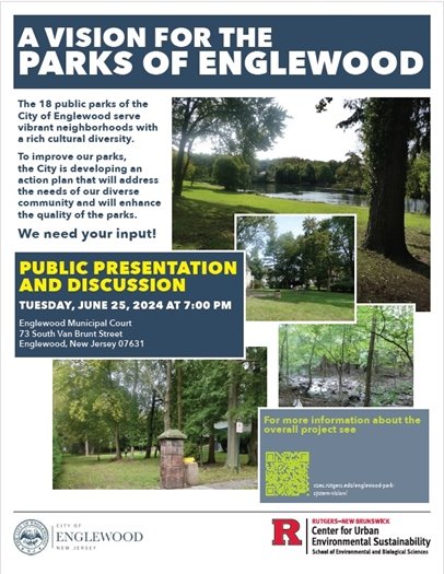 A Vision for the Parks of Englewood Public Presentation and Discussion