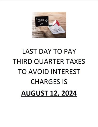 3rd Quarter Property Taxes