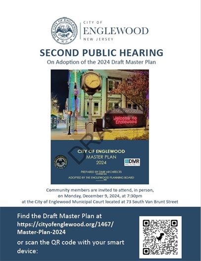 Second Public Hearing on Adoption of the 2024 Draft Master Plan
