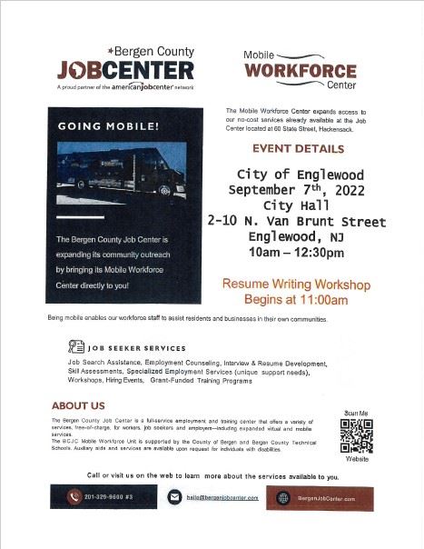 Bergen County Mobile Workforce Center