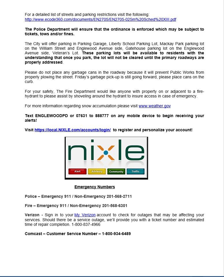 Winter Weather Announcement Page 2 - 1-6-22