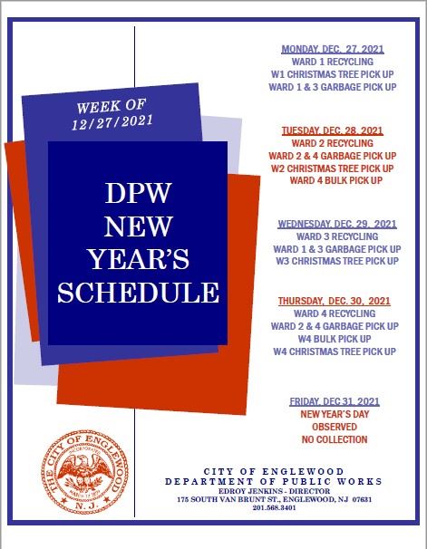 DPW New Years Schedule 2021