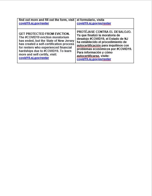 COVID-19 Eviction Protection Page 2