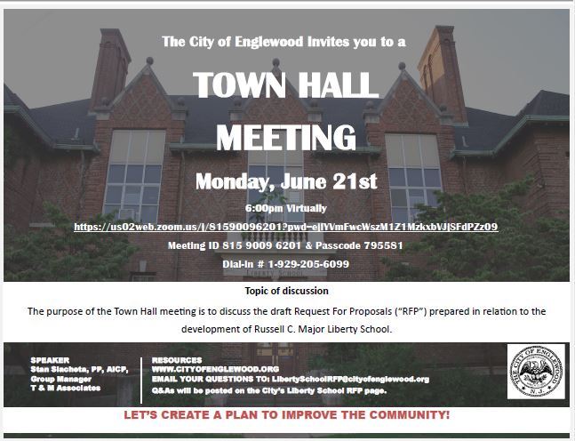 Town Hall Meeting - June 21st - RFPS Liberty School