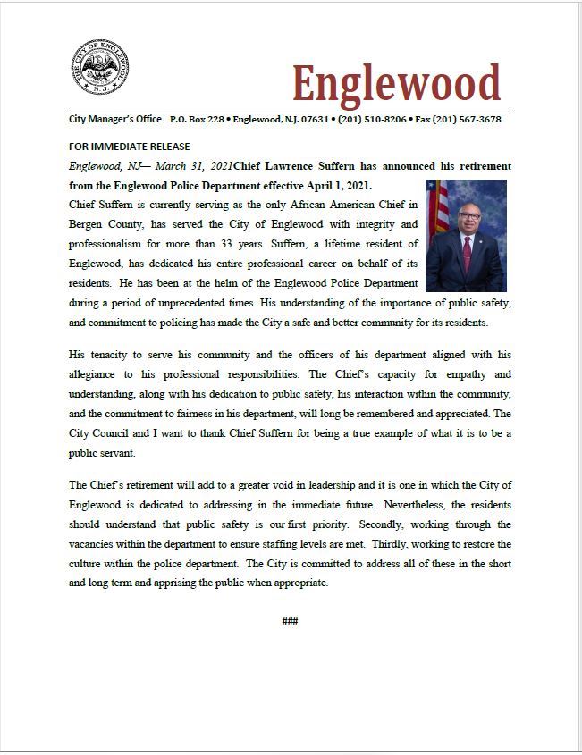 Chief Retirement Press Release 3-31-21