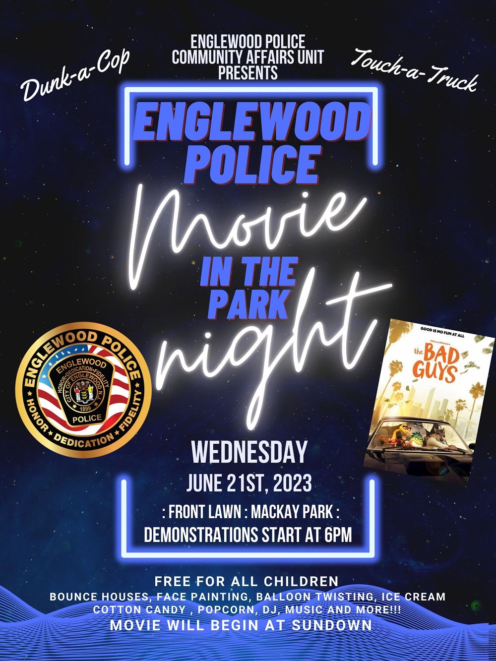 Black Purple Neon Night Club Party Poster (8)