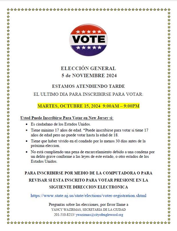 Late Night Voter Registration (S)