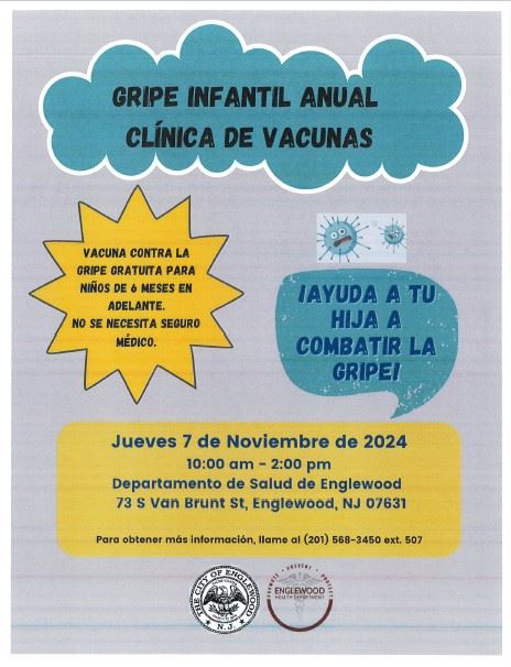 Annual Childrens Flu Vaccine Clinic (Spanish)