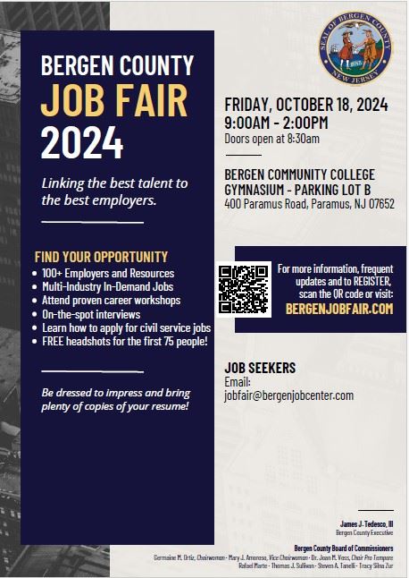 Bergen County Job Fair 2024
