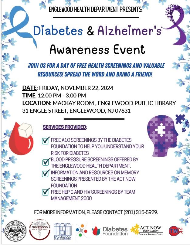 Diabetes and Alzheimers Awareness Event