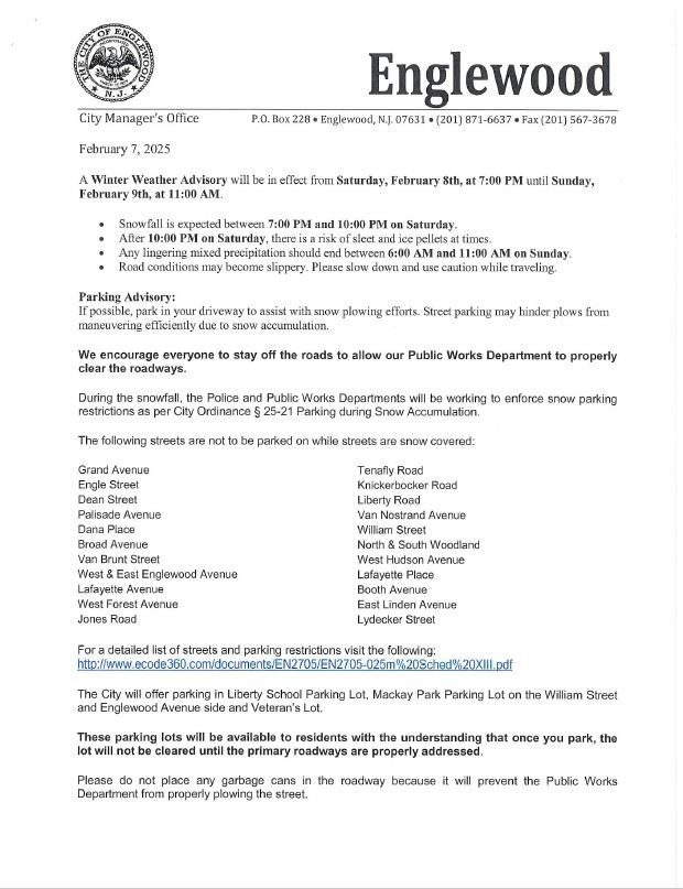 Winter Weather Advisory 2-8-25 Page 1