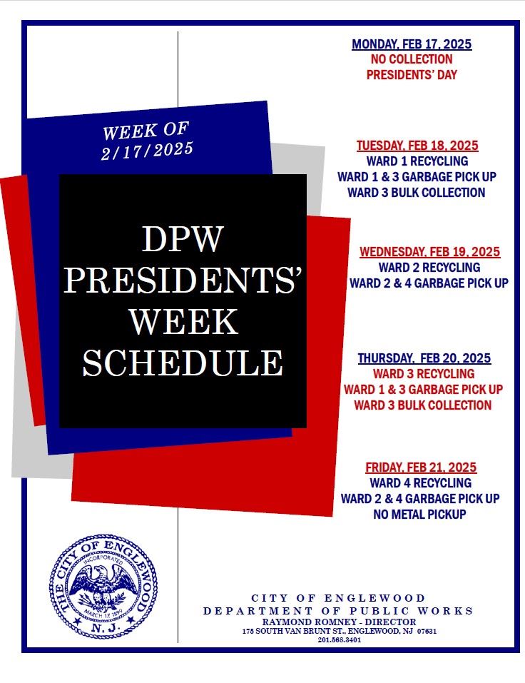 DPW Presidents Week Schedule 2025