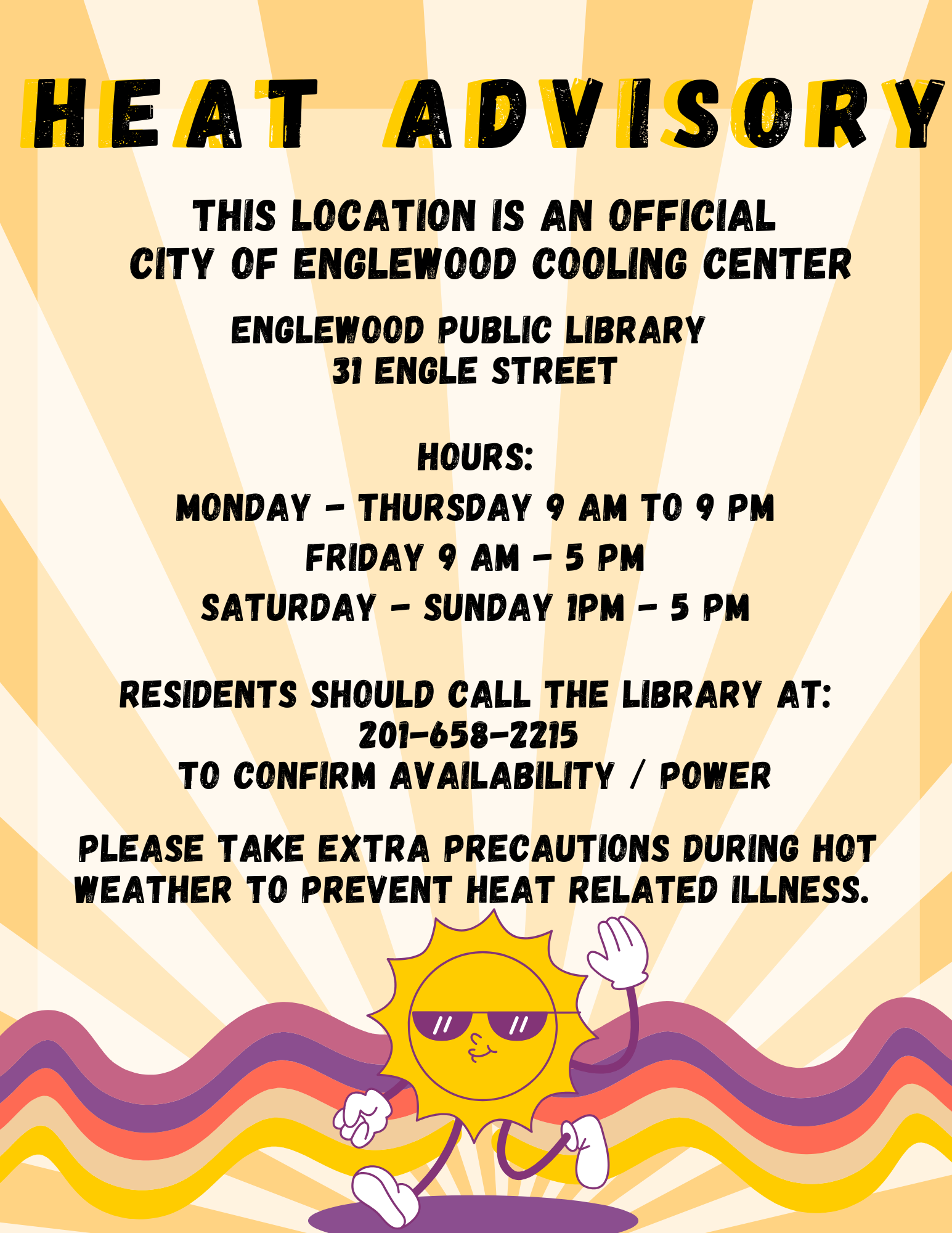 Cooling Center July 25th